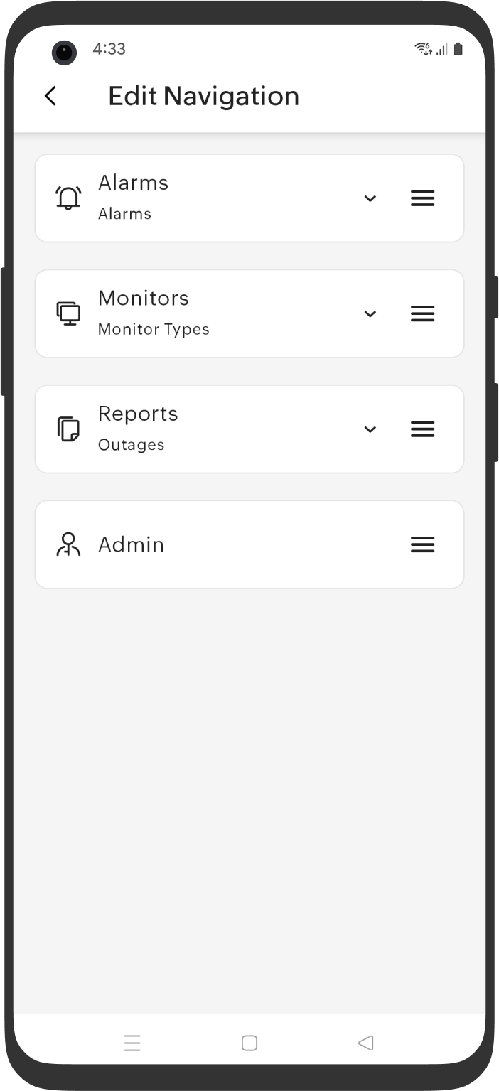 Edit navigation