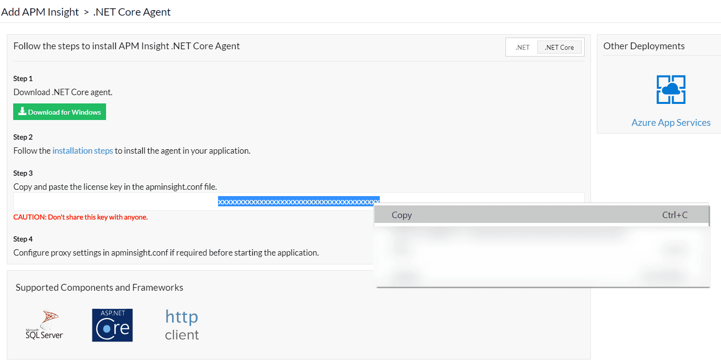 Copying device key