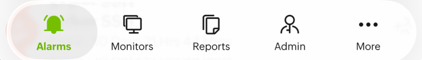 iOS bottom navigation