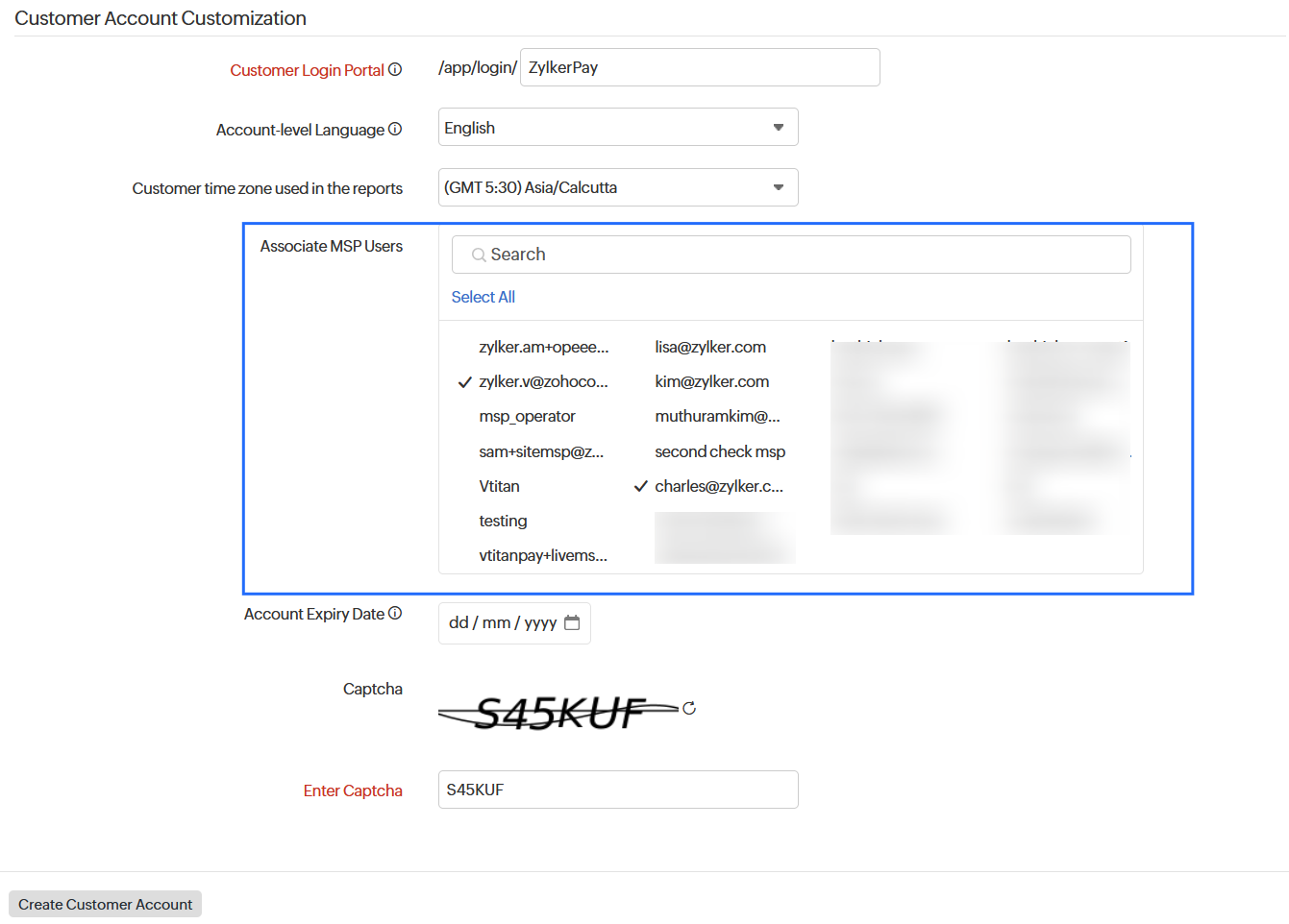 Associate MSP User