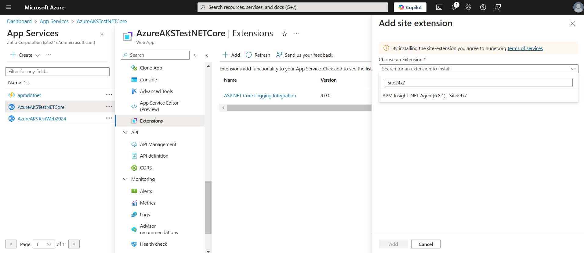 azure-ins-stepfive Configure required settings