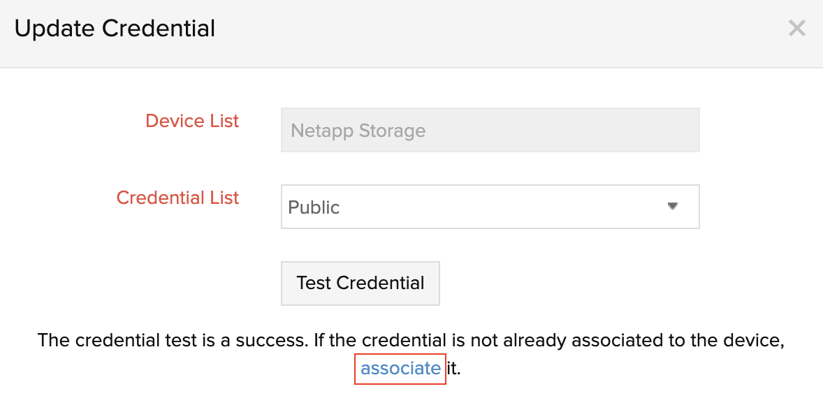 test-credential-success Update credential