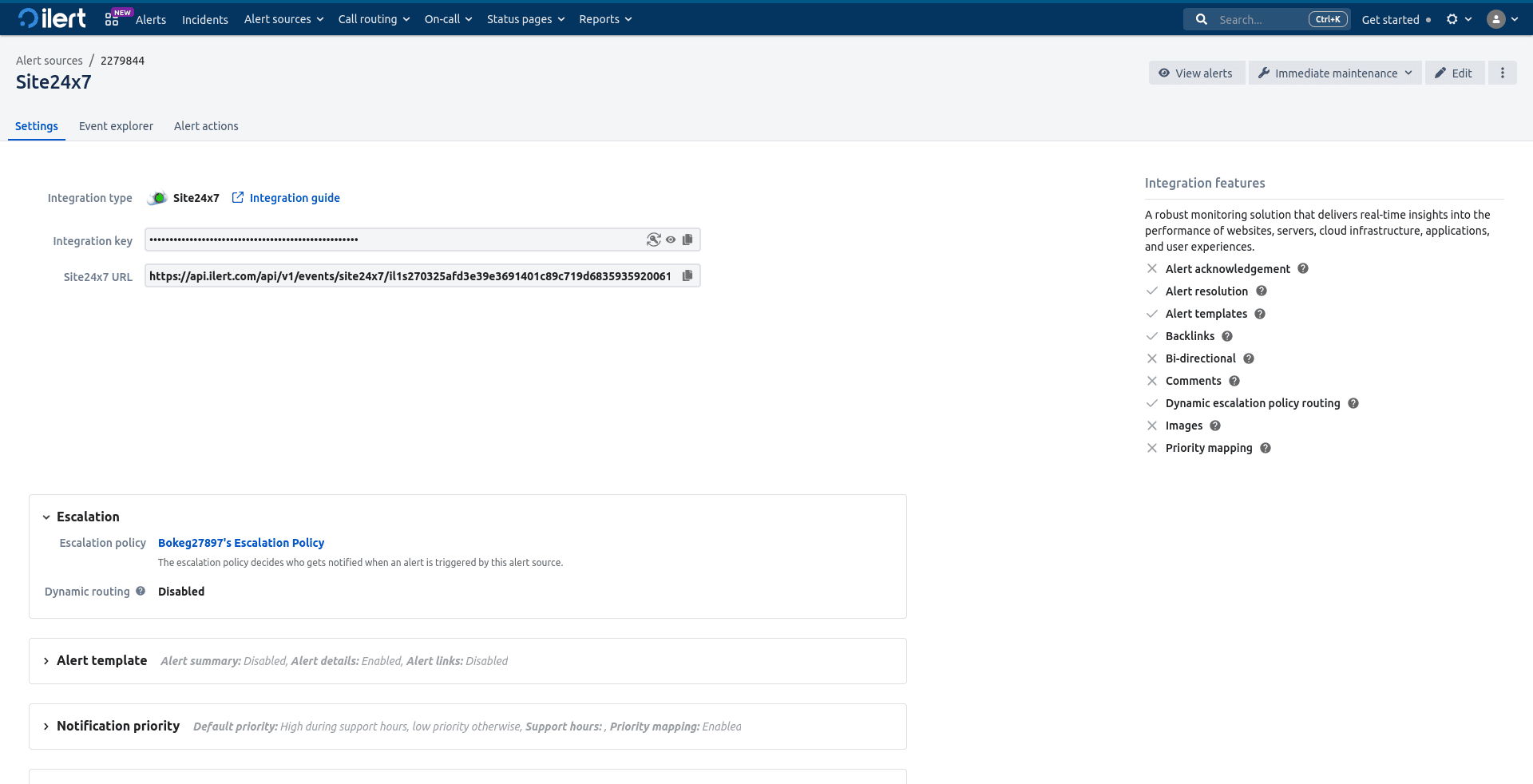 ilert Alert Source