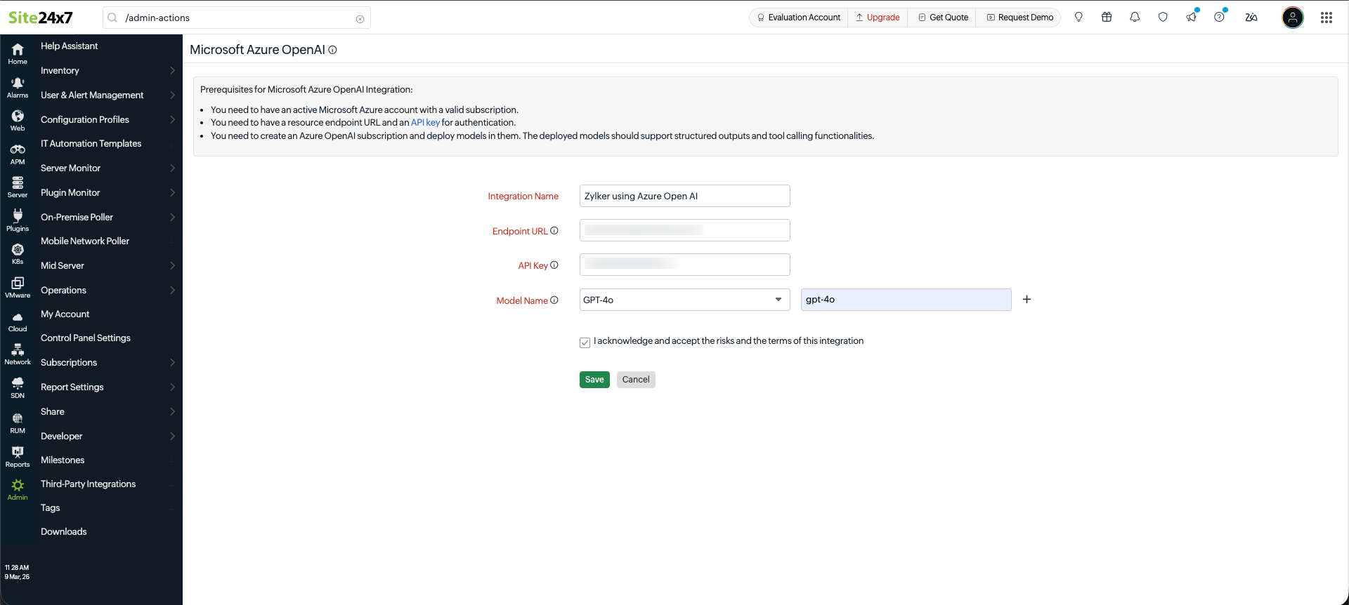 Microsoft Azure AI Integration