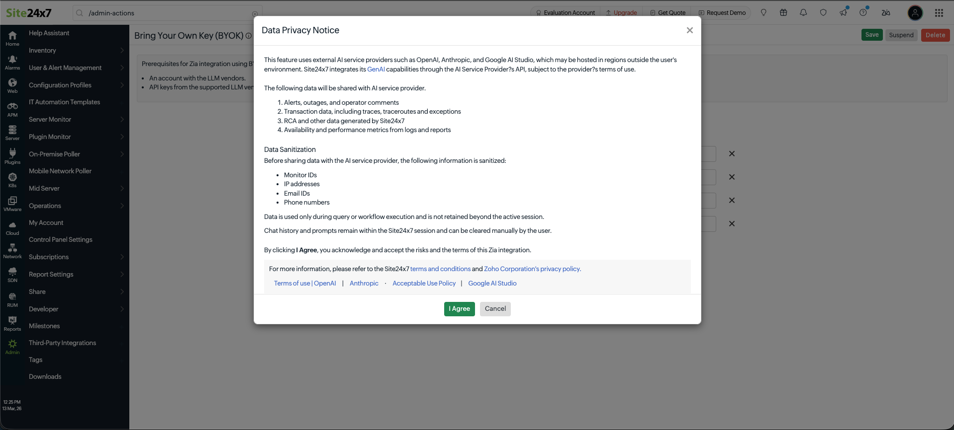 BYOK Data Privacy